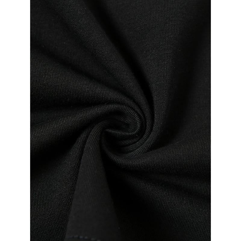 Evropské velikosti Pánské tričko se třemi vzory černých medvědů