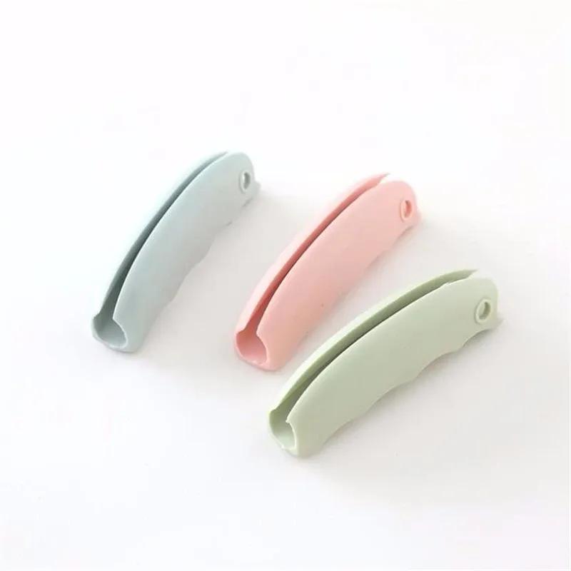 Colored Plastic Comfortable Portable Silicone Mention for Shopping Bag Protect Hands Trip Grocery Bag Holder Clip Handle Carrier