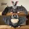 Halloween-Atmosphäre Requisite Fledermaus Plüschtier Niedliches Stofftier Puppe für Schreibtisch Tragbar Feiertagsspielzeugregal Weiches Gruseliges Ornament Party Festliches Geschenk Kinder
