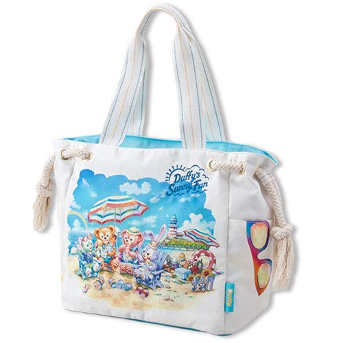 

Duffy & Friends Tote Bag, Duffy s Sunny Fun 2019 Disney Merchandise Souvenir [Tokyo DisneySea Exclusive]