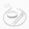 Water Diamond Bridal Jewelry Set With Necklace Earrings Bracelet And Ring For Weddings