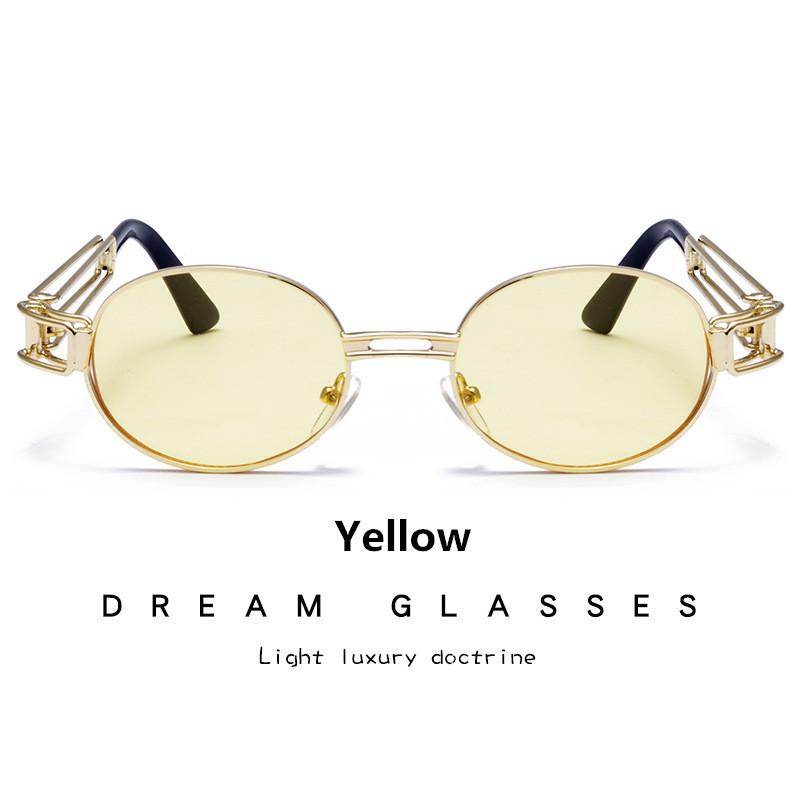 Sunglasses Steampunk Themed Retro Metal Frames Outdoor Framed Fashion Glasses