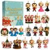 Advent Calendar Contains 24 Gifts, Cute Figures Doll Advent Calendar, Countdown Calendar With Surprise Toys, Collectible Figures Gift For Kids