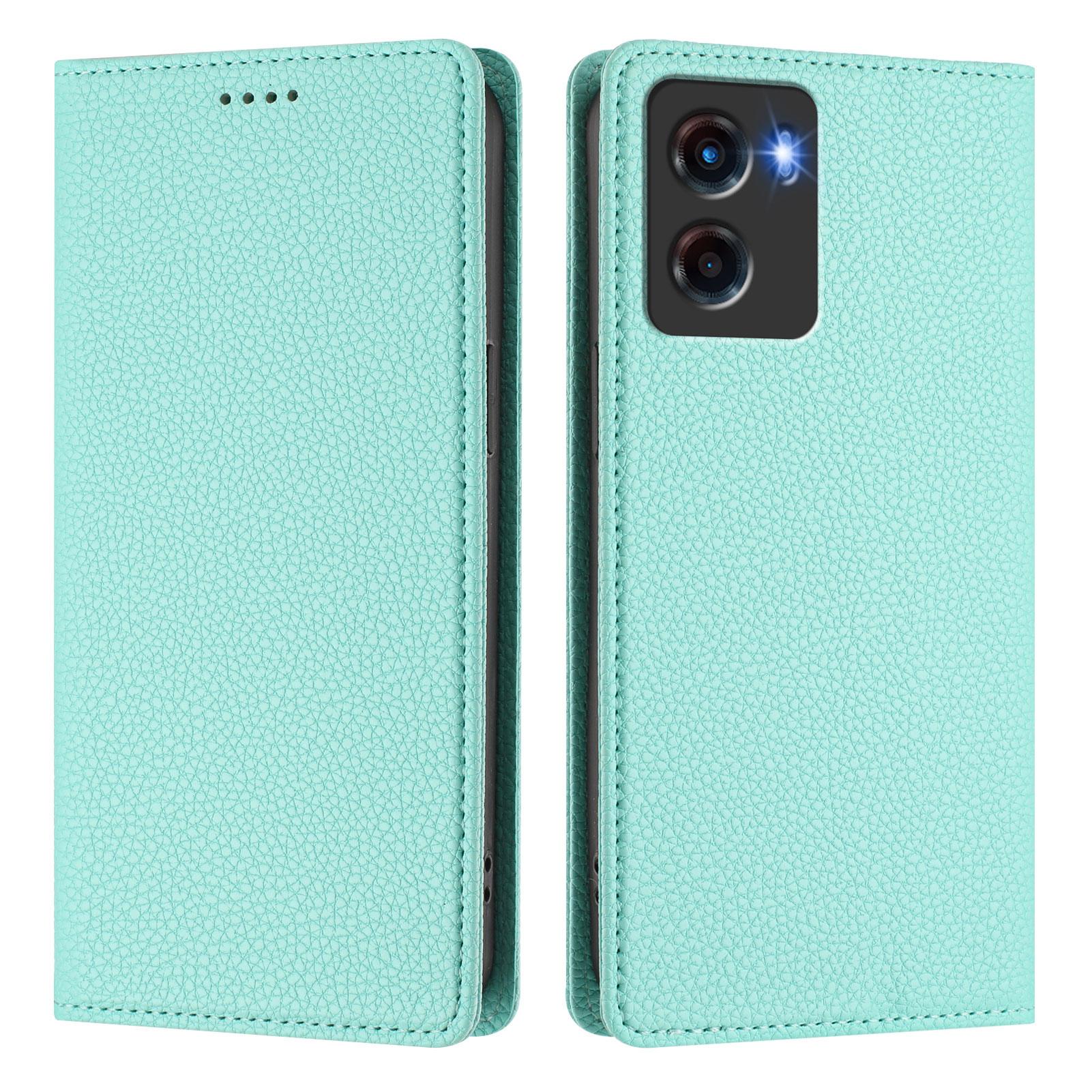 

For Motorola Moto G05 4G Wallet Case RFID Blocking Litchi Texture Leather Mobile Cover Black