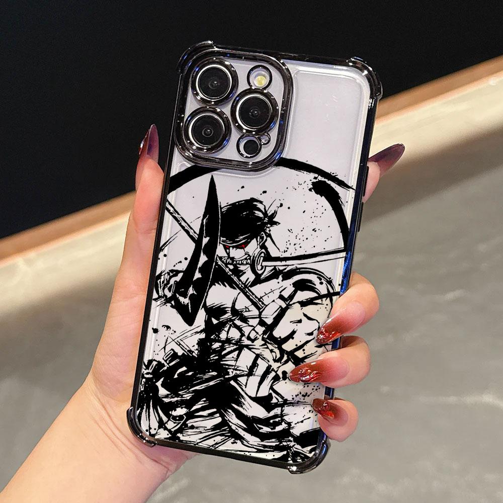 Japanese Anime O-One Piece Art Funda For iPhone 17 Pro 16 15 14 13 12 11 Pro Max Case 17 Plus 17E 16E 17Air Silicone Phone Cover