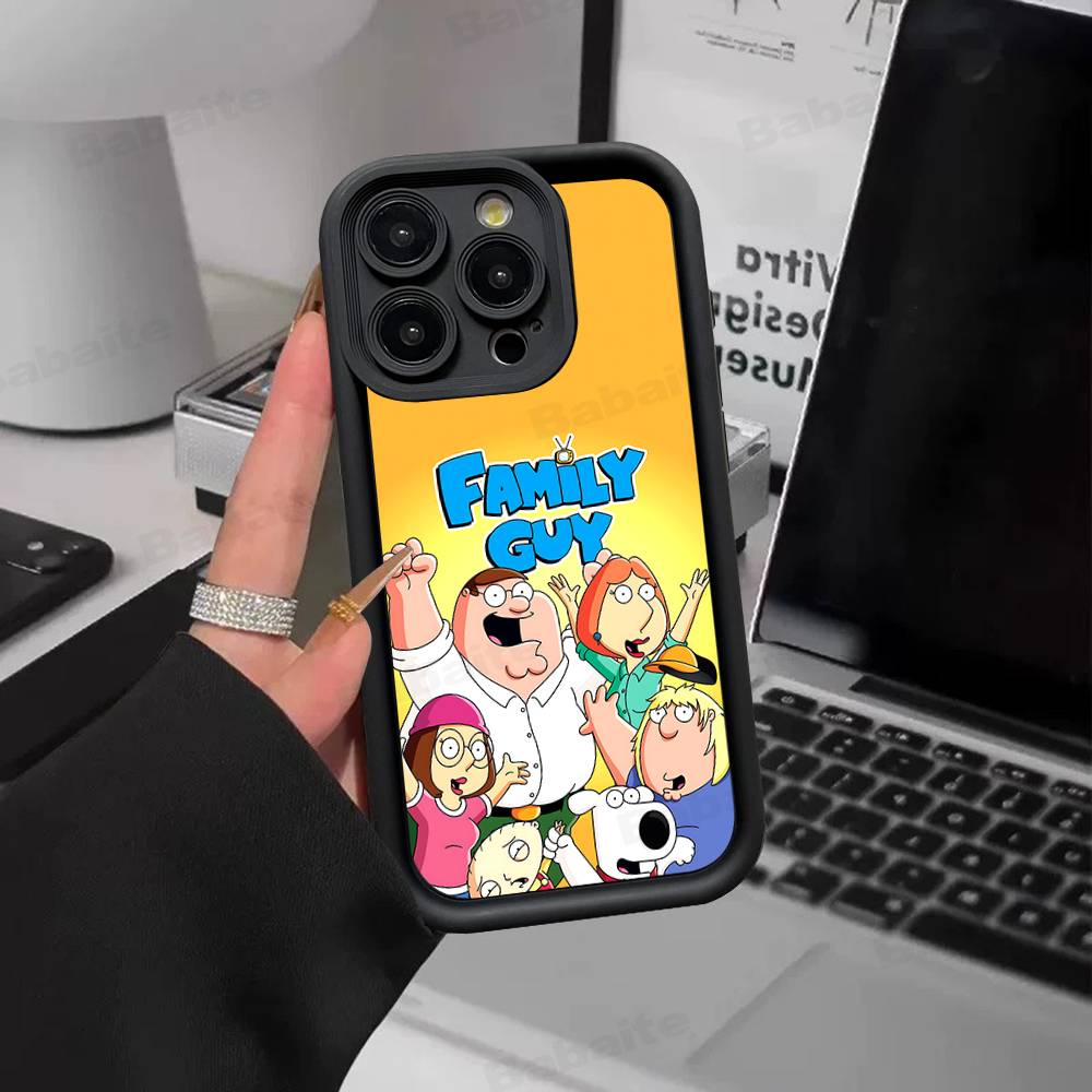 Aesthetic F-Family G-Guy Phone Case For IPhone 17 16 15 14 13 12 11 Pro Max Plus Silicone Shockproof Case iPhone 16pro max