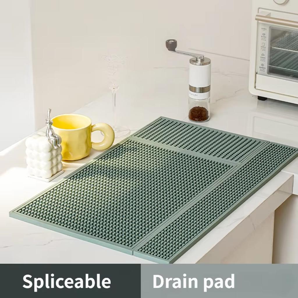 Großer Hitzebeständiger Topfuntersetzer Küche Rutschfestes Silikon Ablass Getränkebecher Untersetzer Verdicken Tischset Küchenzubehör