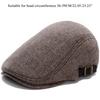 Newsboy Hats for Men Wool Blends Flat Cap Adjustable Ivy Driving Gatsby Hat