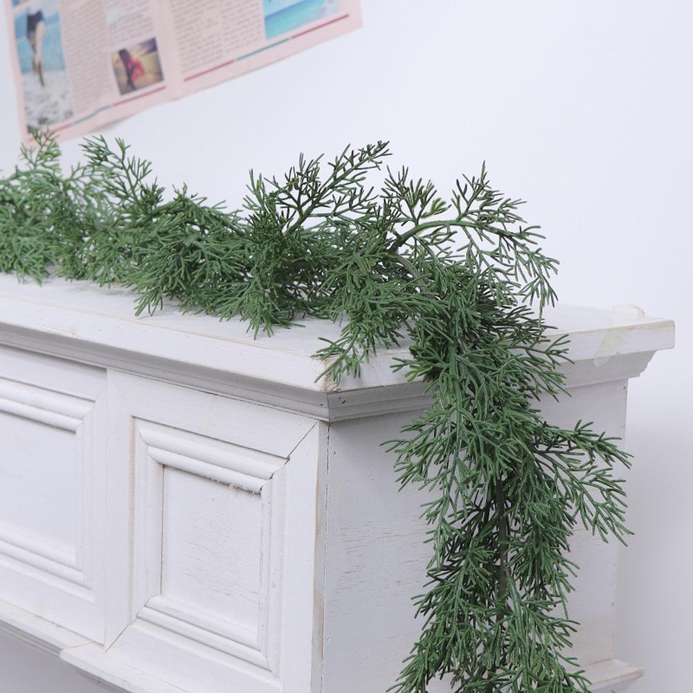 6ft Christmas Garland, Realistic Pine Garlands Christmas Decorations, Artificial Faux Greenery Garland For Mantle Indoor Home Xmas Holiday Decor