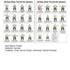 2 Stück Stuhl Tai Chi Trainingsposter Sitzende Übungen Tabelle 30-Tage Stuhl Tai Chi Anleitung für Senioren Anfänger Heim-Fitnessstudio Dekoration