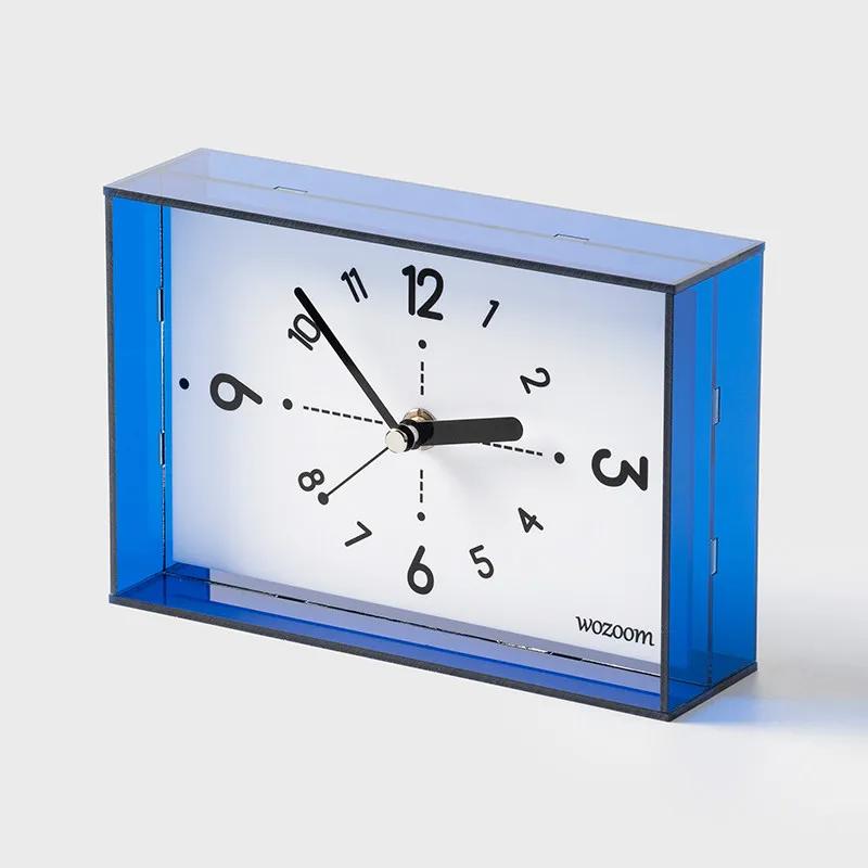 

Creative Living Room Desktop Clock Ornament Vintage Home Decor Tabletop Clock Decoration