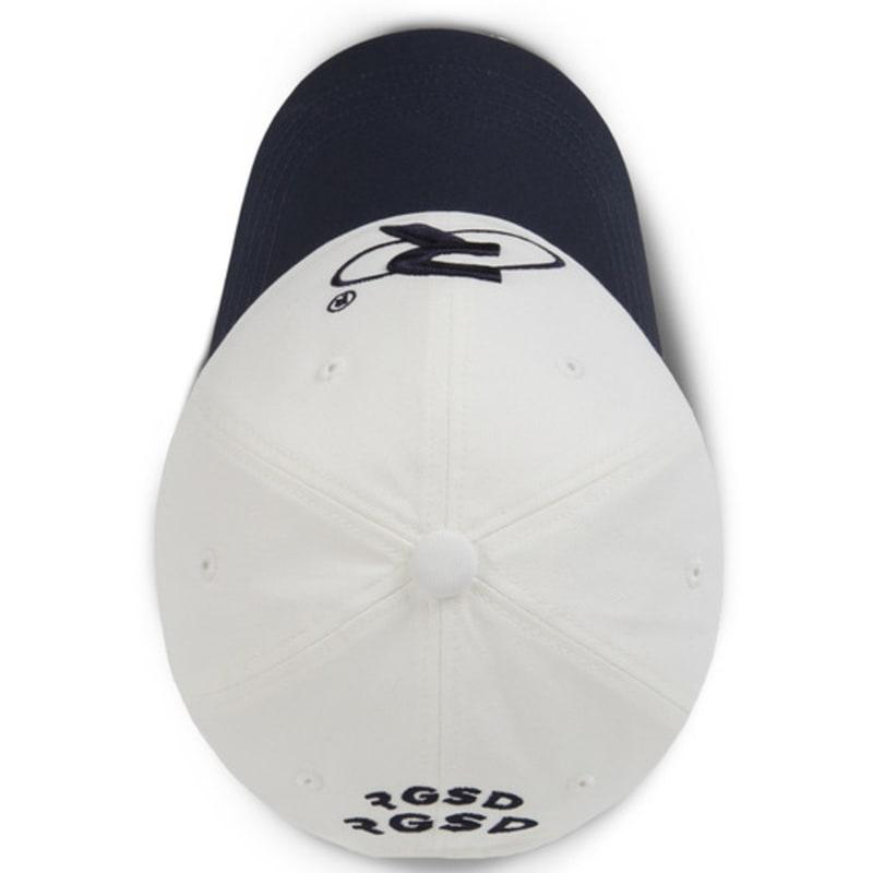 RIGOON STUDIO Planet R Two-Tone Ball Cap (White & Navy)