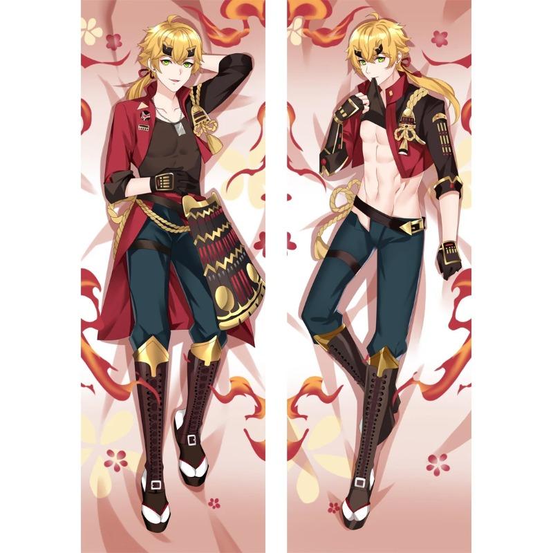 Hra Genshin Impact Dakimakura Thoma Cosplay Pouzdro na polštář Objímání těla Potah na polštář Domácí povlečení Anime Thoma Dekor na polštář
