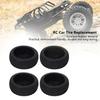 4Pcs RC Car Tire 112 mm Diameter Rubber Tire Plastic Hub Universal RC Car Wheel Tire for 1/8 Models