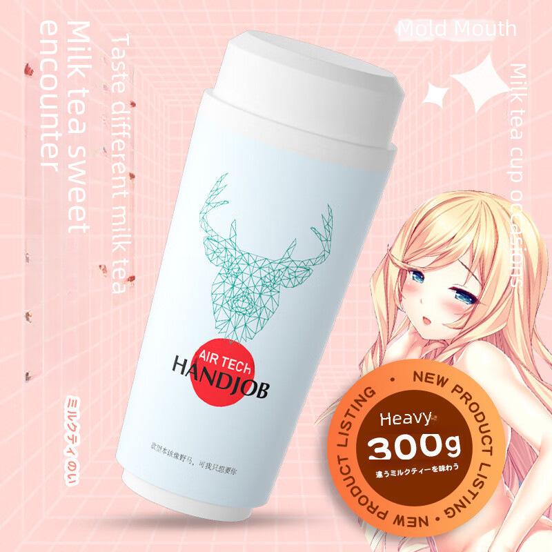 Lai Le Milk Tea Cup Simulation Mold Male Masturbator Portable Sex Toy
