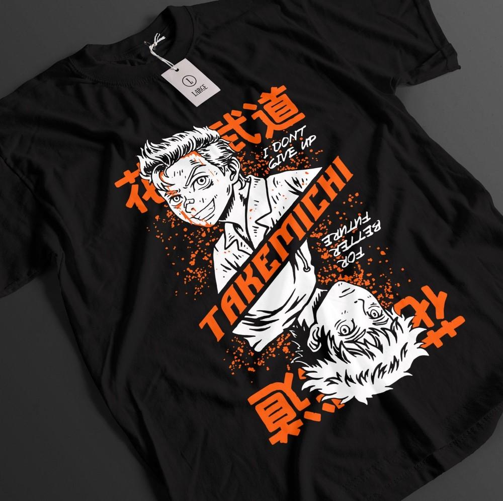 

Tokyo Revengers Shirt Manjiro Sano Tshirt Mikey Tee Draken T-Shirt Takemichi Top 2XL