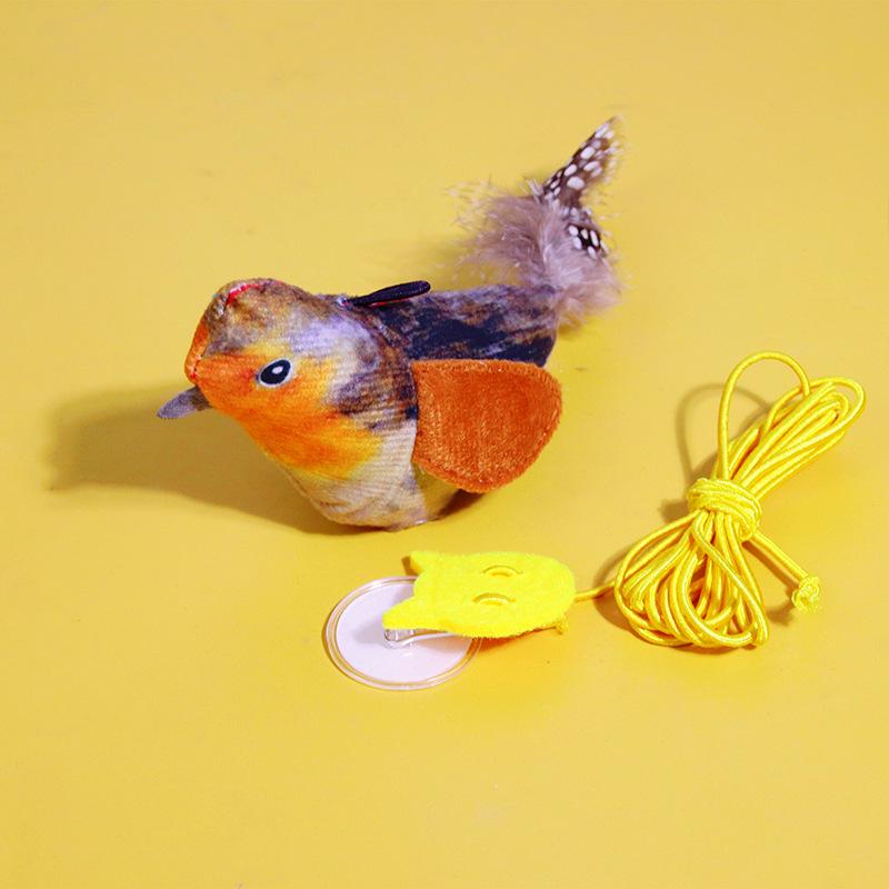 Self-Entertaining Mint Fish Cat Teething Toy – Bite-Resistant Striped Fish Design