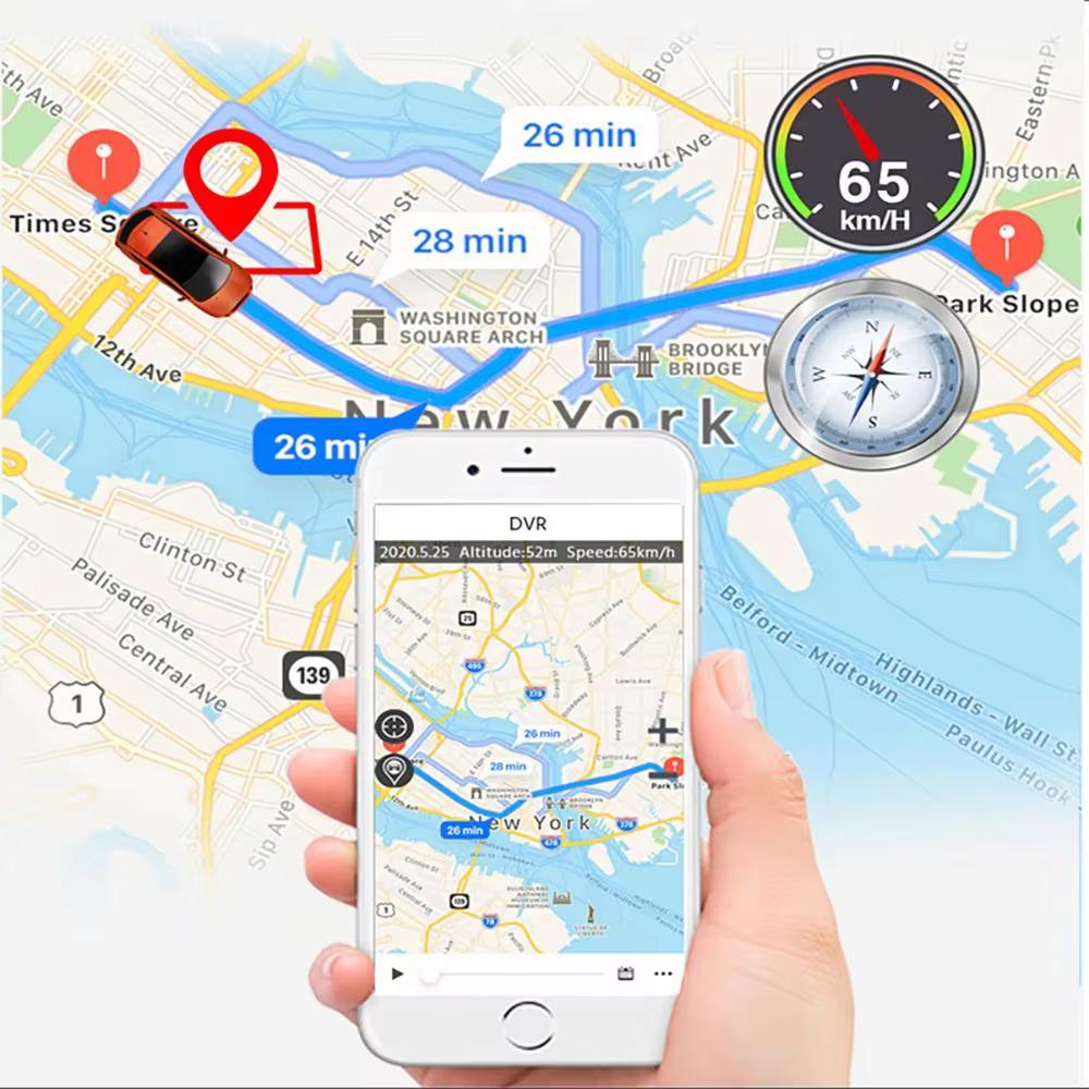 2025 m. naujo automobilio DVR Dash Cam Full HD 1080P transporto priemonės kameros vaizdo įrašymo įrenginys