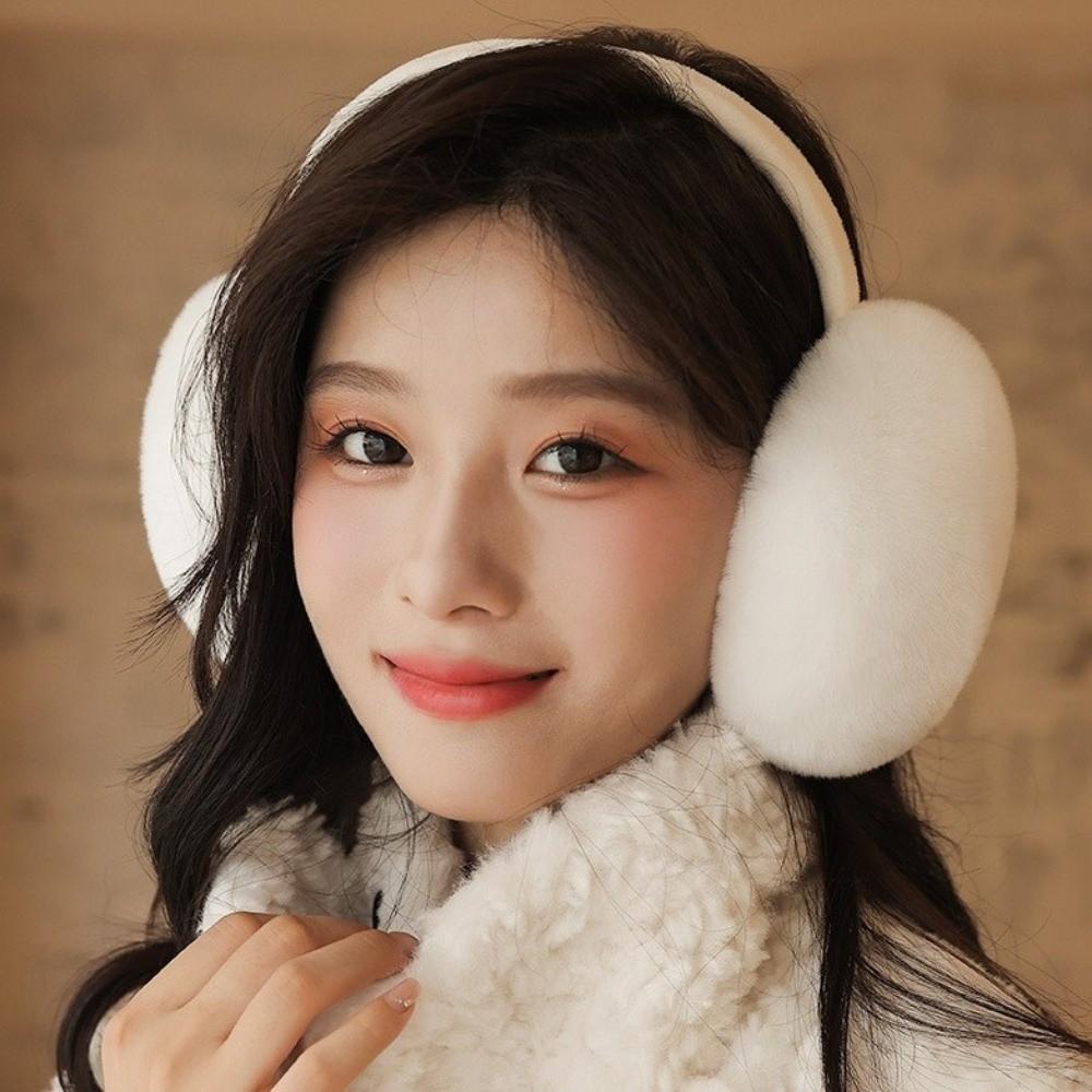 Folding Winter Earmuffs Warm Earflap Protection Fashion Plush Earmuffs Outdoor