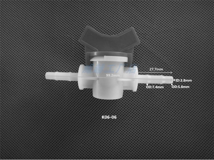 Plastic Quick-Connect Hose Ball Valve with Reducer and Flow Control