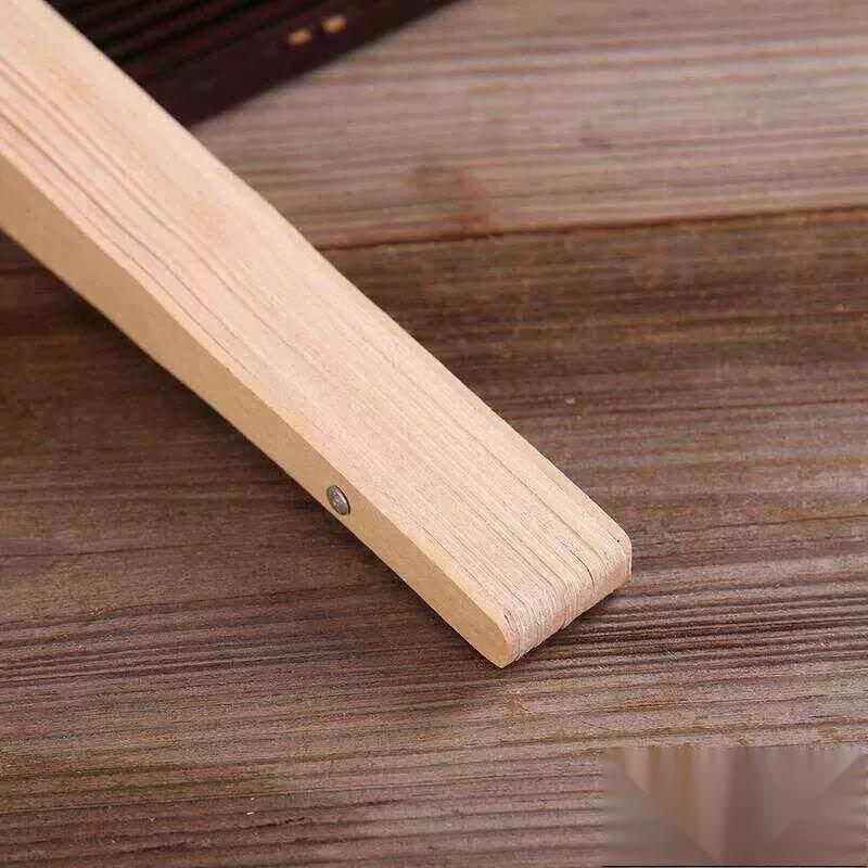 Sandalwood Fan, Original Wood Fan, Ancient Style Folding Sandalwood Fan, Chinese Style Handmade Wooden Fan, Sandalwood Folding Fan, Hollow-Carved