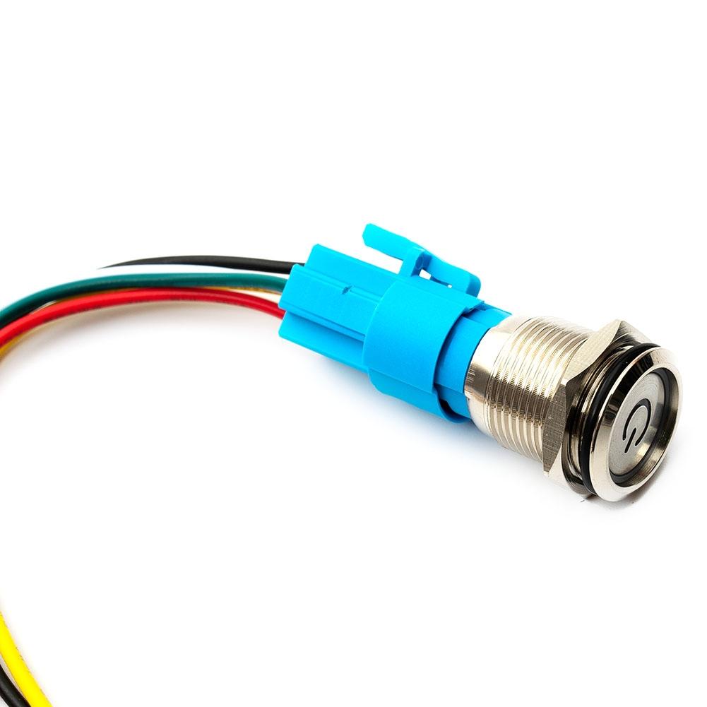 Druckschalter Netzschalter mit Kabelbuchse Kabelbaum