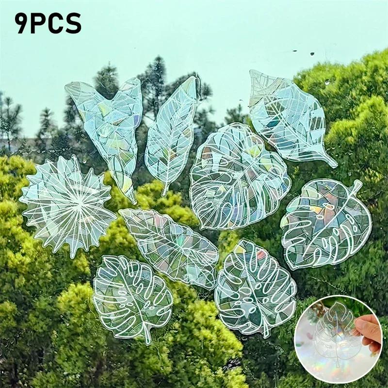 New Rainbow Sun Catcher Wall Stickers Light Catcher PVC Window Film Self Adhesive Decal Motorcycle Sticker PVC Film Home Decor