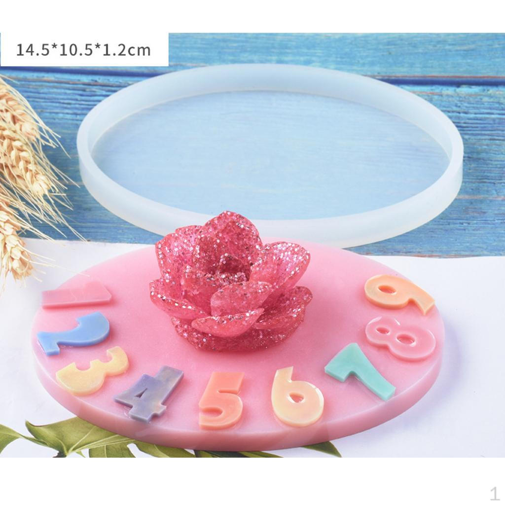 / Квадратная смоляная подставка для изготовления украшений DIY Инструмент round 6cm