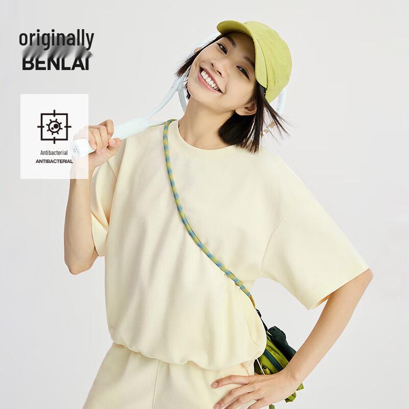 BENLAI Women s Antibacterial Round Neck T-Shirt M