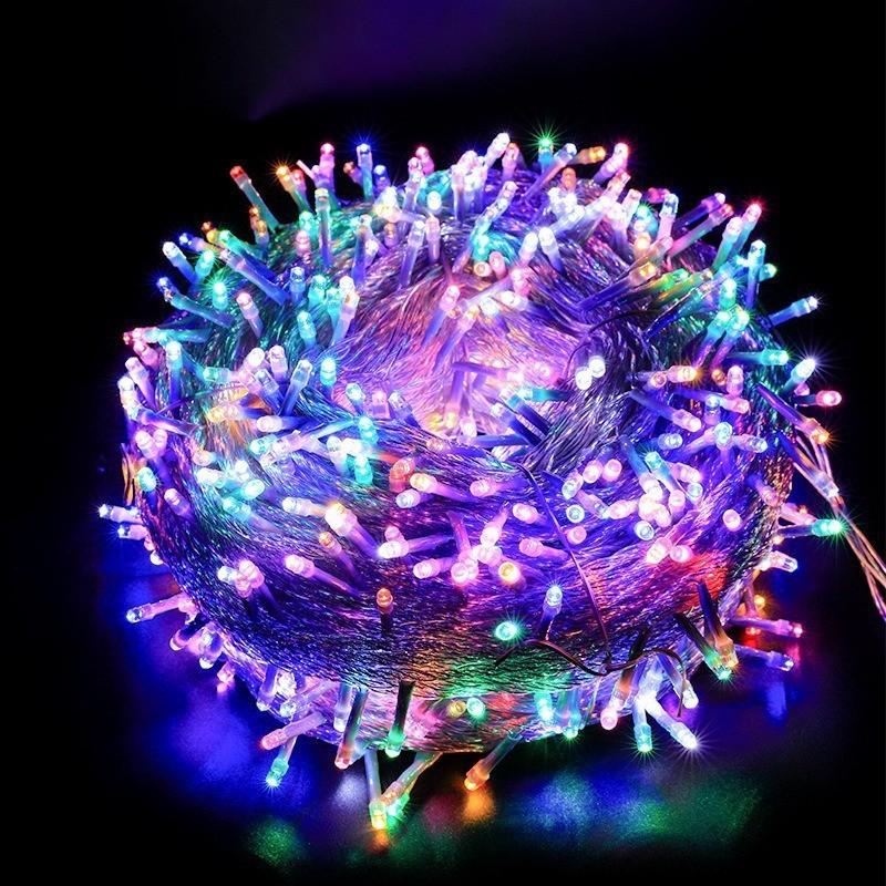 String Led Fairy Lights Christmas Tree Decors For Garden Outdoor Festoon Party