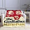 The Godfather Retro Printed Blanket Picnic Blanket Warm Flannel Blankets Home Bed Linings Blankets for Beds Birthday Gift