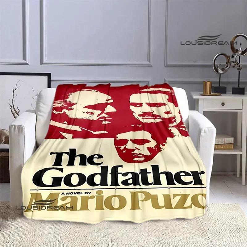 The Godfather Retro Printed Blanket Picnic Blanket Warm Flannel Blankets Home Bed Linings Blankets for Beds Birthday Gift