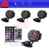 5V 1A 2.1A 12V 2 USB Car Charger Cigarette Lighter Socket Plug LED Voltmeter for Car Fast Chargering Adapter Voltage Monitoring
