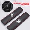 Car Logo Leather Seat Belt Protective Neck and Shoulders Cover Accessories For Holden Cruze Commodore Colorado Hsv Captiva