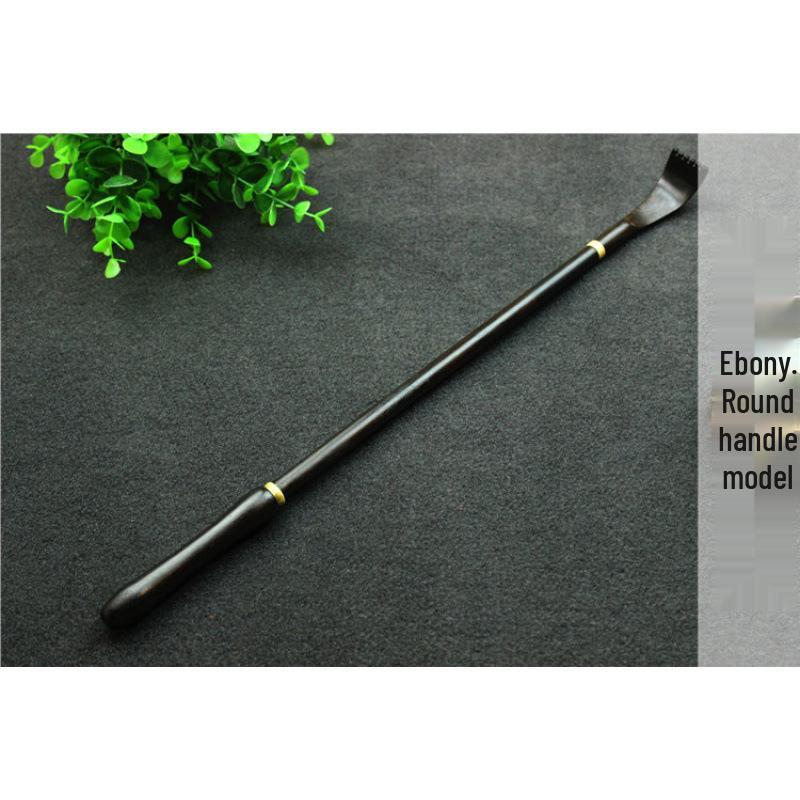 Ebenholz-Rückenkratzer mit Edelstahl - Juckreizlinderung für den ganzen Körper