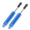 2Pcs RC 80mm Aluminum Builtin Spring Shock Absorber Damper for TRAXXAS SLASH 2WD RC Car(Blue )