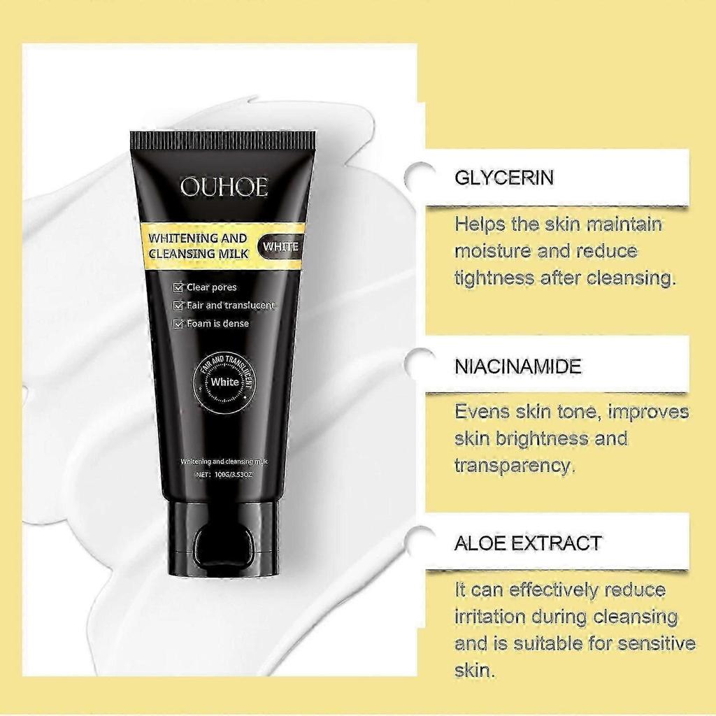 Ouhoe Nicotinamide Facial Cleanser Facial Cleansing Moisturizing Gentle Hydrating Moisturizing Cleansing