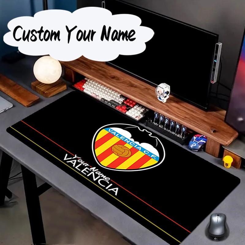 Custom Name Mouse pad Valencia Crest Design Mouse pad, Gaming Mouse Pad, keyboard pad, Desk Decor for computer notebook Fan Birthday Gift