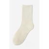 Women's Winter Cotton Socks for Warmth, Wide-mouthed Milk Tea Solid Color Women's Socks, Combed Cotton High-top Cotton Socks