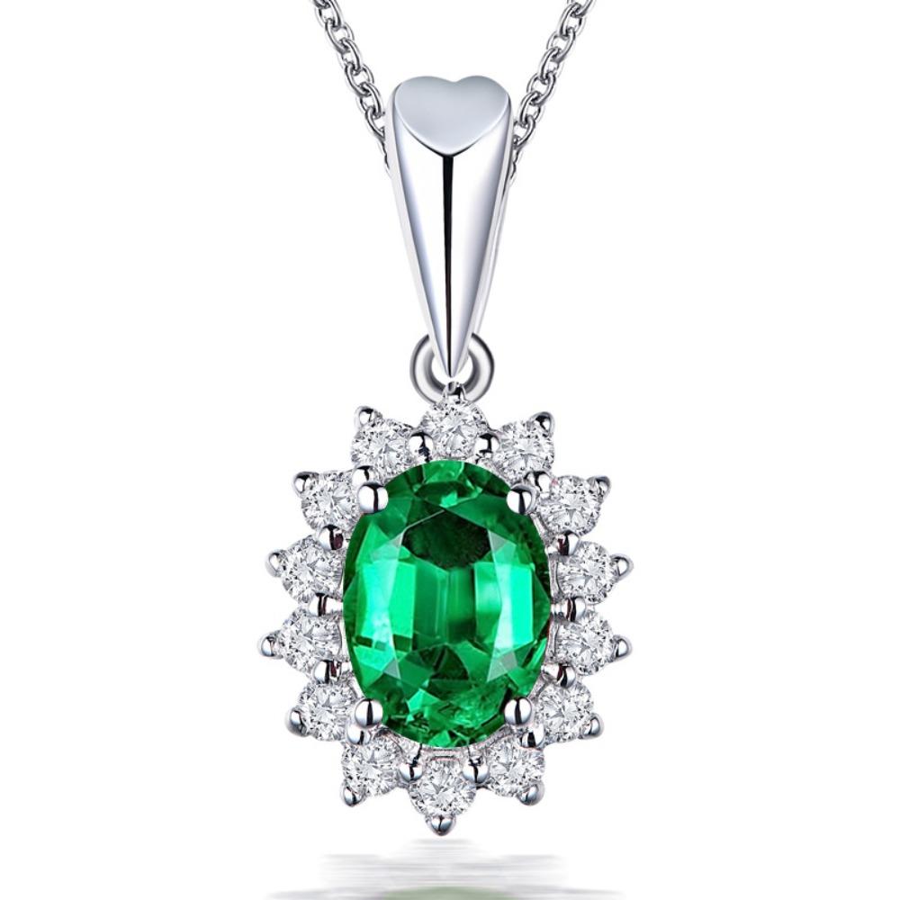 Fashionable Ruby Necklace for Women Princess Wedding Pendant Elegant Collarbone Chain