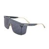 Dior Temple Logo Eyebrow Frame/Browline Frame Sunglasses Unisex Couple Style Blue