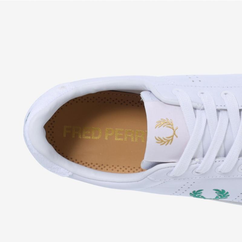 Fred Perry Unisex Leather Sneakers B721 Leather Towel Ring