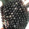 Přírodní bílé achátové kamenné korálky Onyx Kulaté volné distanční korálky Pro výrobu šperků DIY náramkové doplňky 4 6 8 10 12mm 15" palců