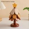 Wooden Tree Coaster: Solid Wood Heat-Resistant Drink Placemat, Home Decor, Christmas Gift