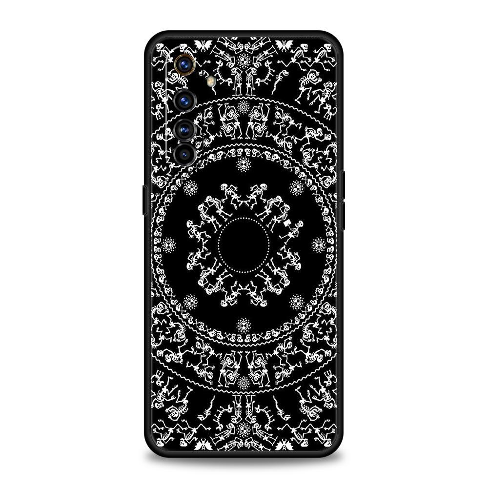 Skeleton Skull Case For Realme C67 C63 C55 C53 C35 C25 C21 GT 2 3 5 6 10 11 12 13 Pro Plus 5G Soft TPU Phone Cover Fundas Capas
