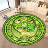 1PC Cute PokemonEevee Charizard Print Round Rug Living Room Bedroom Decor Indoor Floor Mat Decor Carpet for Teens  Adult Gifts