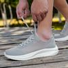 Large size new sports shoes men's running shoes breathable mesh platform shoes lightweight casual men's shoes travel shoes