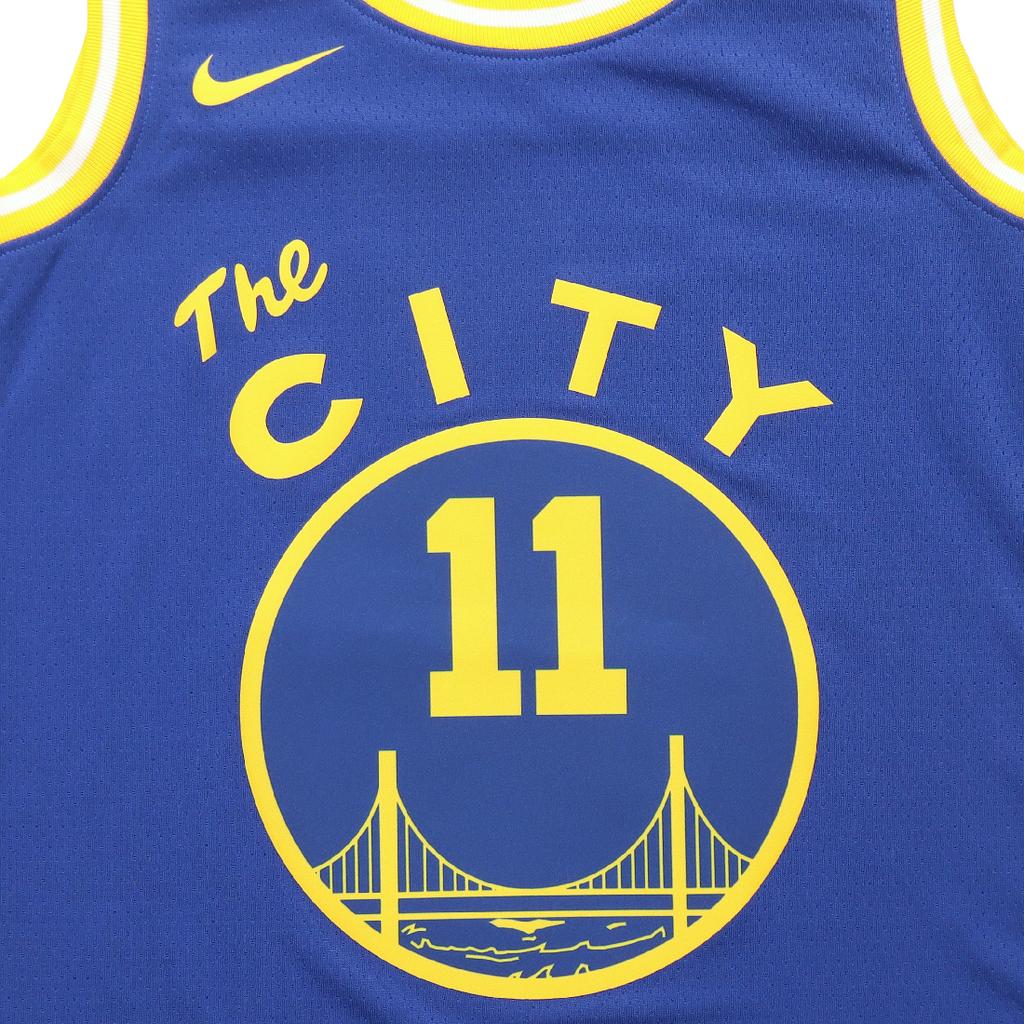 Nike NBA Jersey Fan Edition 20 Season Golden State Warriors Thompson #11 Men Tops Royal-Blue CN1024-495