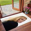 Adele Print Crystal Velvet Plush Rug Anti?Slip Wear?Resistant Floor Carpet For Indoor Household Home Decoration