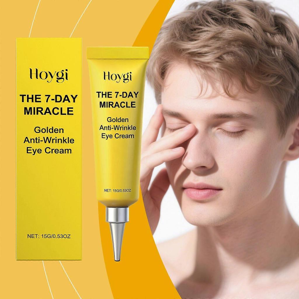 Limited time!!Hoygi Golden Care Eye Cream - Gentle And Moisturizing, Delicate And Hydrating, Daily Care For The Skin Around The Eyes